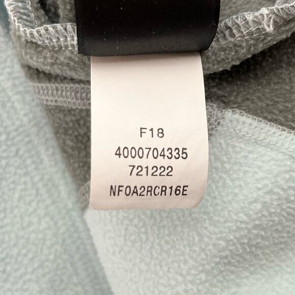 The North Face Girls Glacier Quarter Zip Fleece Sweater Jacket Blue Gray, Large - Picture 11 of 12